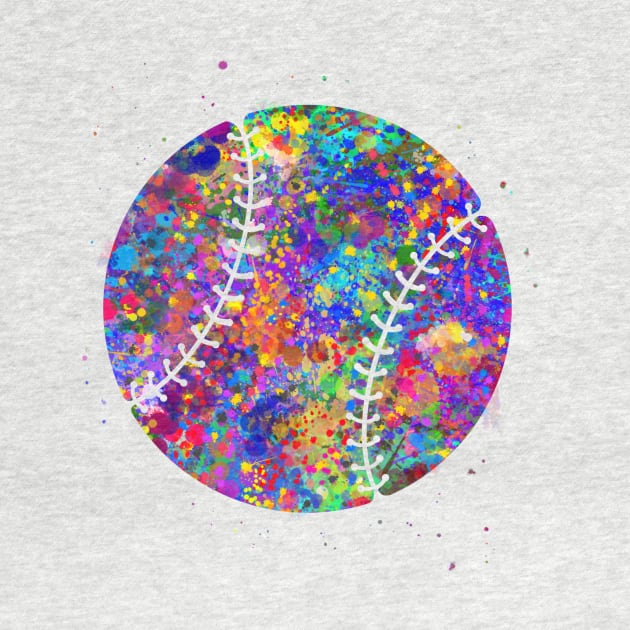 Baseball ball by Yahya Art